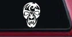 Tribal Skull Mask Car or Truck Window Decal Sticker