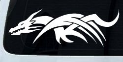 Tribal Dragon Car or Truck Window Decal Sticker