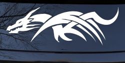 Tribal Dragon Car or Truck Window Decal Sticker