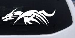 Tribal Dragon Car or Truck Window Decal Sticker