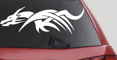 Epic Tribal Dragon Car Truck Window Sticker Vinyl Decal