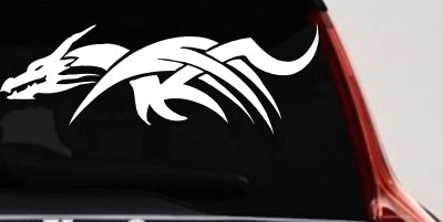 Epic Tribal Dragon Car Truck Window Sticker Vinyl Decal