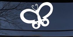 Butterfly Butterflies Car or Truck Window Decal Sticker