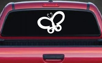 Butterfly Butterflies Car or Truck Window Decal Sticker