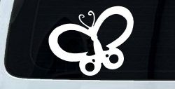 Butterfly Butterflies Car or Truck Window Decal Sticker