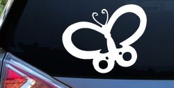 Butterfly Butterflies Car or Truck Window Decal Sticker