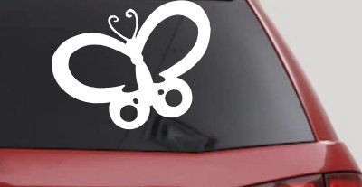 Butterfly Vinyl Decal Sticker for Car Truck Windows Weatherproof
