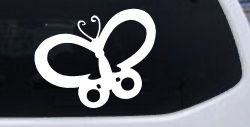 Butterfly Butterflies Car or Truck Window Decal Sticker