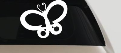 Butterfly Vinyl Decal Sticker for Car Truck Windows Weatherproof