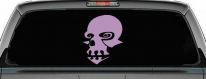 Tribal Skull Mask Car or Truck Window Decal Sticker (Lilac)