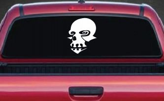 Tribal Skull Mask Car or Truck Window Decal Sticker