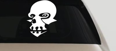 Tribal Skull Mask Decal Car Truck Window Vinyl Sticker