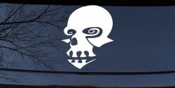 Tribal Skull Mask Car or Truck Window Decal Sticker