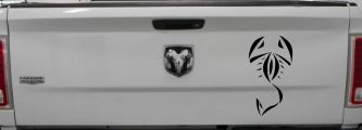 Tribal Scorpion Car or Truck Window Decal Sticker (Black)