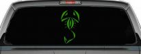 Tribal Scorpion Car Truck Window Vinyl Decal Sticker (Lime)