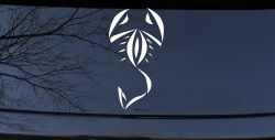 Tribal Scorpion Car or Truck Window Decal Sticker