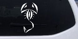 Tribal Scorpion Car or Truck Window Decal Sticker
