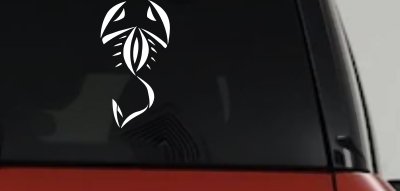 Tribal Scorpion Car Truck Window Vinyl Decal Sticker