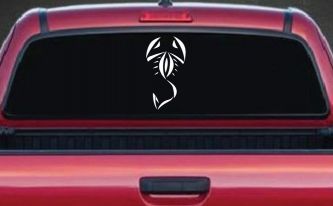 Tribal Scorpion Car or Truck Window Decal Sticker