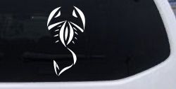 Tribal Scorpion Car or Truck Window Decal Sticker