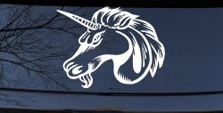 Unicorn Head Car or Truck Window Decal Sticker