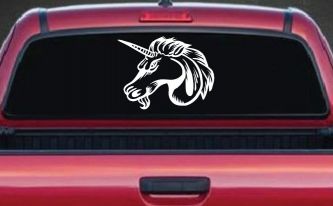 Unicorn Head Car or Truck Window Decal Sticker