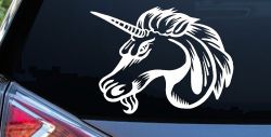 Unicorn Head Car or Truck Window Decal Sticker