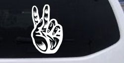 Peace Hand Sign Car or Truck Window Decal Sticker