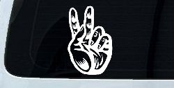Peace Hand Sign Car or Truck Window Decal Sticker