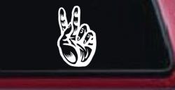 Peace Hand Sign Car or Truck Window Decal Sticker
