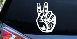 Peace Hand Sign Car or Truck Window Decal Sticker