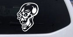 Big Eyed Skull Car or Truck Window Decal Sticker