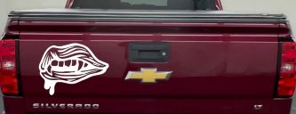 Vampire Fangs Lips Decal - Car Truck Window Vinyl Sticker