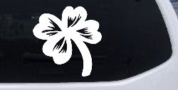 Four Leaf Clover Car or Truck Window Decal Sticker