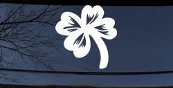 Four Leaf Clover Car or Truck Window Decal Sticker