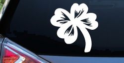 Four Leaf Clover Car or Truck Window Decal Sticker