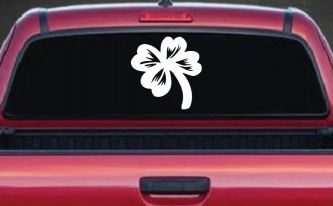 Four Leaf Clover Car or Truck Window Decal Sticker