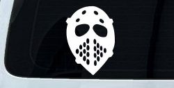 Hockey Mask Sports Car or Truck Window Decal Sticker