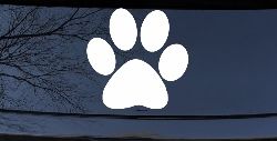 Dog or Cat Paw Sports or Animals Car or Truck Window Decal Sticker