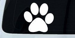 Dog or Cat Paw Sports or Animals Car or Truck Window Decal Sticker