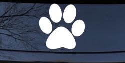 Dog or Cat Paw Sports or Animals Car or Truck Window Decal Sticker