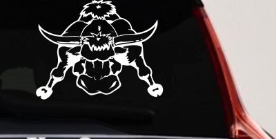 Mean Bad Bull Decal for Car Truck Window Western Farm Ranch Sticker