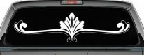 Wide Ornamental Accent Car or Truck Window Decal Sticker
