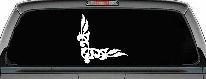 Inside Corner Vine Accent Car or Truck Window Decal Sticker