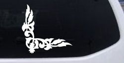 Inside Corner Vine Accent Car or Truck Window Decal Sticker
