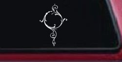 Swirl Circle Car or Truck Window Decal Sticker