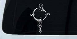 Swirl Circle Car or Truck Window Decal Sticker