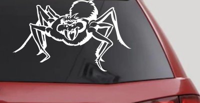 Spider Web Car Truck Window Decal Sticker Vinyl Graphic Auto Decor