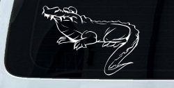 Crocodile Alligator Car or Truck Window Decal Sticker