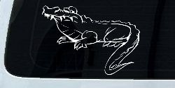Crocodile Alligator Car or Truck Window Decal Sticker